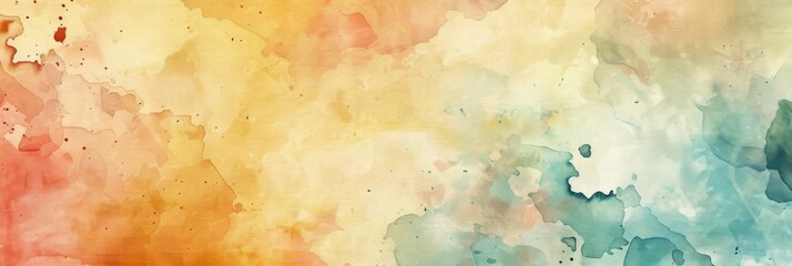 Wall Mural - beautiful abstract watercolor gradient background with vibrant and trendy design elements