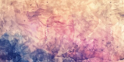 Wall Mural - A rich earthtoned abstract backdrop featuring vibrant purple and blue highlights
