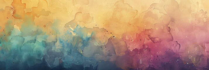 Wall Mural - beautiful abstract watercolor gradient background with vibrant and trendy design elements