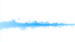 © Jason Yoder - Glowing blue blurred horizontal line on white background