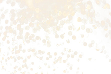 bright bokeh light blur effect overlay isolated on white or transparent png