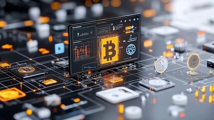 Poster - Blockchain Powered Financial Services Revolutionizing the Digital Banking Landscape with Captivating Data Visualizations and Intelligent Assistants