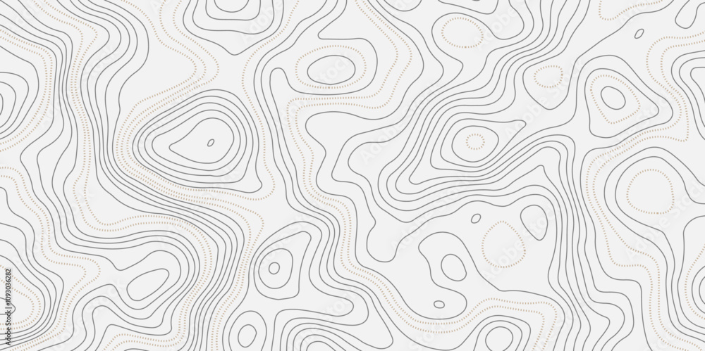 The black grey on white contours vector topography stylized height of ...