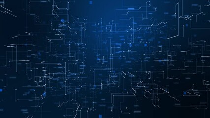 Futuristic digital rain binary code matrix background. data flow cyber computing technology, virtual world, innovation cybersecurity hacking artificial intelligence virtual reality, cyber space sci-fi