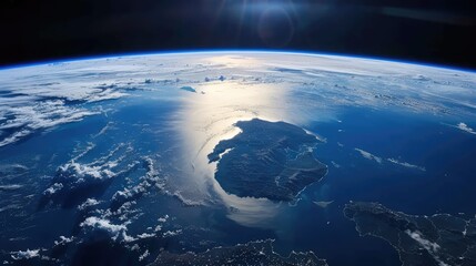 Wall Mural - Planet Earth viewed from space