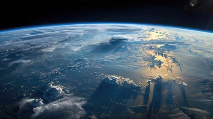 Wall Mural - Planet Earth viewed from space