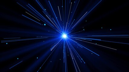 Wall Mural - data particle business corporate digital technology network cyberspace sci-fi digital electric dynam