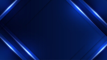 Wall Mural - blue vector abstract geometric shapes background. for background, banner, pamphlet, certificate and 