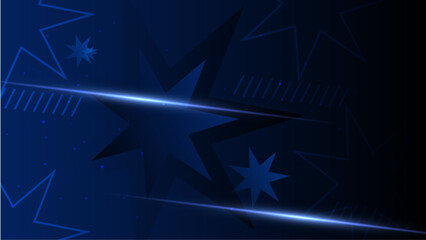 Wall Mural - blue vector abstract geometric shapes background. for background, banner, pamphlet, certificate and 