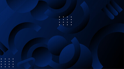 Wall Mural - blue vector abstract geometric shapes background. for background, banner, pamphlet, certificate and 