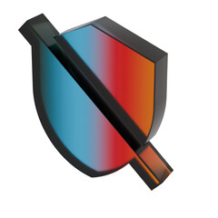 Fototapete - 3D Gradient Remove Moderator symbol icons