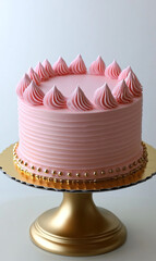 Wall Mural - Pink cake