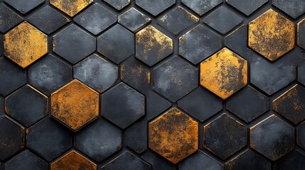 Poster - Hexagon wall art