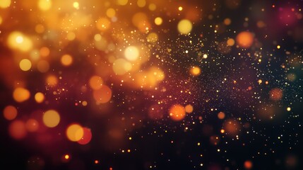 Abstract background with colorful bokeh lights and shallow depth of field