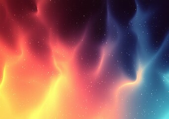 Poster - Background texture with a gradient blurred background and a grain noise effect. Neutral minimalist grainy design.
