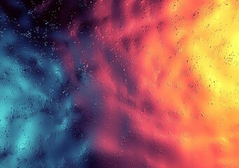 Poster - Background with blurred gradients with grain noise texture. Bright minimalistic grainy design.