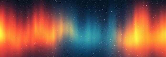 Leinwandbilder - Gradient background in dark blue, blurry wave pattern in waves with noise texture, large banner size