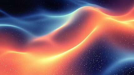 Poster - Colorful digital grain noise texture overlay. Lo-fi multicolor trippy retro design. Vibrant texture wallpaper.