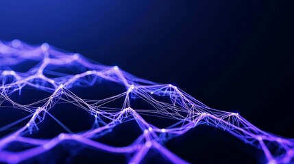 Leinwandbilder - Binary code matrix background - 3D rendering of a scientific data binary code network that portrays the complexity, connectivity, and flood of data associated with modern digital technology