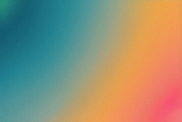 Wall Mural - teal orange gradient texture. smooth color blend evokes warmth, tranquility. ideal for backgrounds, 