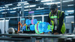 © Gorodenkoff - Male Engineer Uses an Augmented Reality Headset to Interact With Holographic Model of Engine in a High Tech Factory, Showcasing Innovative Manufacturing Processes and Advanced Digital Visualization