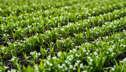researching recultivated field isolated with white highlights, png