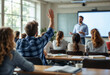 © RHL Studio - Student Raising Hand During an Engaging Classroom Lecture