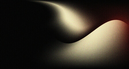 Aufkleber - Abstract golden grainy background black gradient featuring grainy texture for design