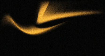 Aufkleber - Abstract black and yellow gradient with grainy noise,background for banner brochure template and social media advertising