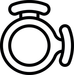 Wall Mural - cruise control system icon represents automated speed maintenance for comfortable and efficient driv