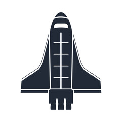 Wall Mural - spaceship transportation silhouette