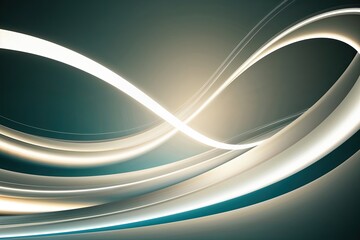 Wall Mural - modern abstract light background with smooth curves and waves