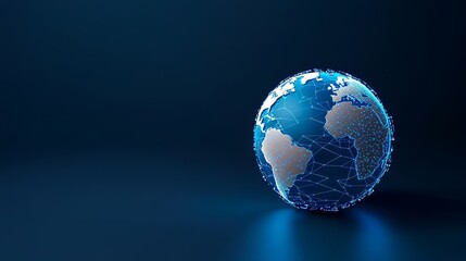 Leading Internet Concept of global business from the concepts series background.