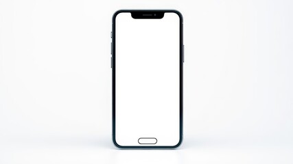 Wall Mural - Smartphone mockup design with customizable background for digital marketing, electronic, smart, customizable