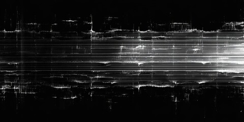 black and white abstract glitch pattern pixelated dynamic technology distorted lines shapes modern f