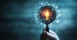 © zong - Human Icon in Magnifying Glass for CRM Customer Focus and Relationship Management