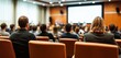 © zong - Conference Room Session with Speaker Addressing Audience at Business Event