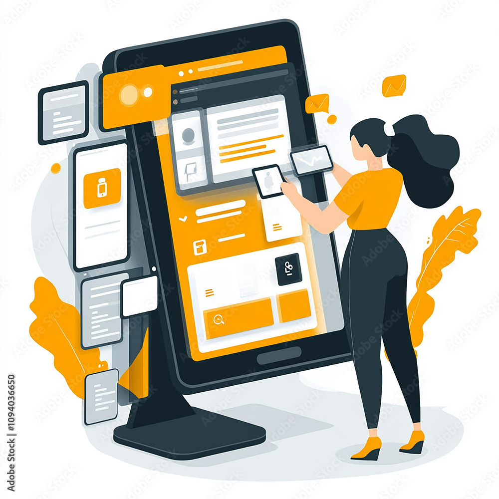 Striking data visualization with dynamic digital graphics streamlined ...