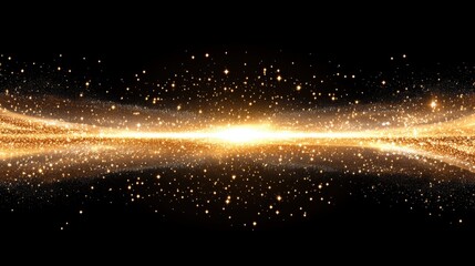 Wall Mural - Stunning Cosmic Background with Glowing Particles Creating a Breathtaking Scene of Universe and Stars, Perfect for Science, Space, and Astronomy Themes