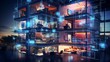 © ChrisTYCat - Connected Office Building with IoT Devices Optimizing Urban Automation and Digital Transformation