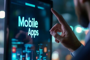 Mobile Apps Interface - Touchscreen Technology