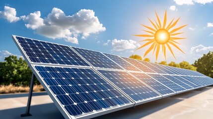 Poster - Set of 15 linear icons related to solar energy featuring solar panels sun rays and energy storage  Clean design with editable strokes for clean and renewable power