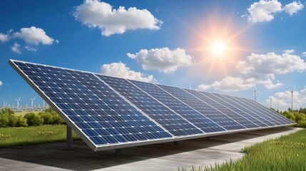 Poster - Comprehensive Collection of Outline Style Solar Energy Icons Featuring Solar Farms Energy Efficiency and Eco Friendly Designs for Sustainable Power and Clean Energy Solutions