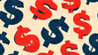 © InspirationDesign - Currency signs seamless pattern in vibrant colors