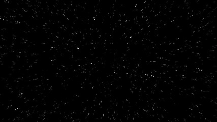 animated star light speed effect on dark backgroud