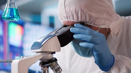 Poster - Research Lab Scientist Doing Medical Scientific Test