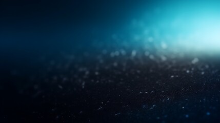 Wall Mural - abstract blue background with floating particles
