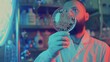 © Jack - Scientist in lab coat meticulously examining petri dish with cells, symbolizing groundbreaking longevity research in a modern laboratory setting.