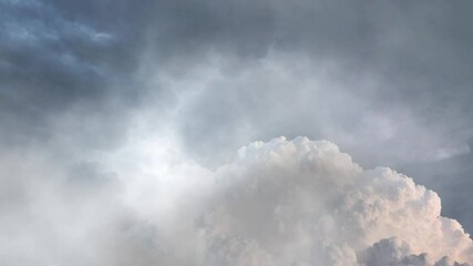 Wall Mural - the sky is dark and the storm is raging