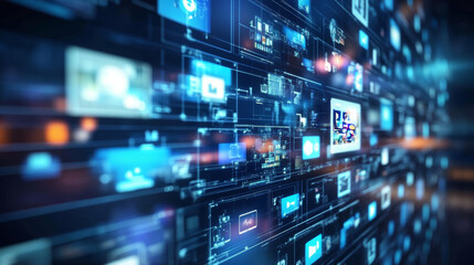 You can use your smartphone to control the smart TV.  It sends and receives information wirelessly.